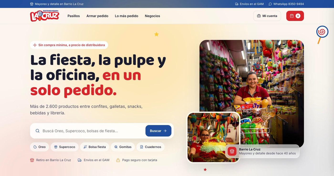 Tienda en línea de Distribuidora La Cruz