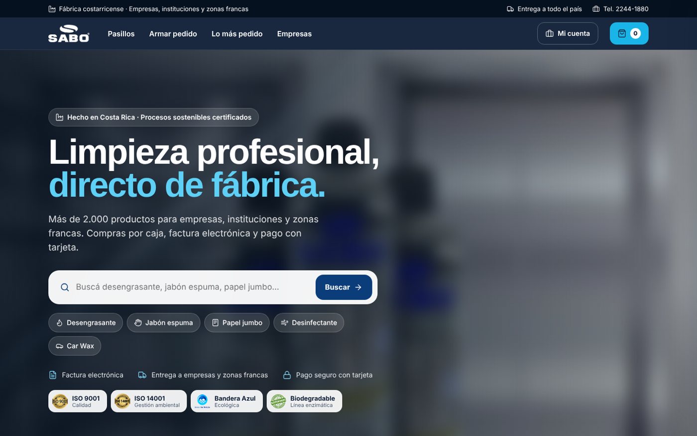 Tienda en línea de SABO Internacional